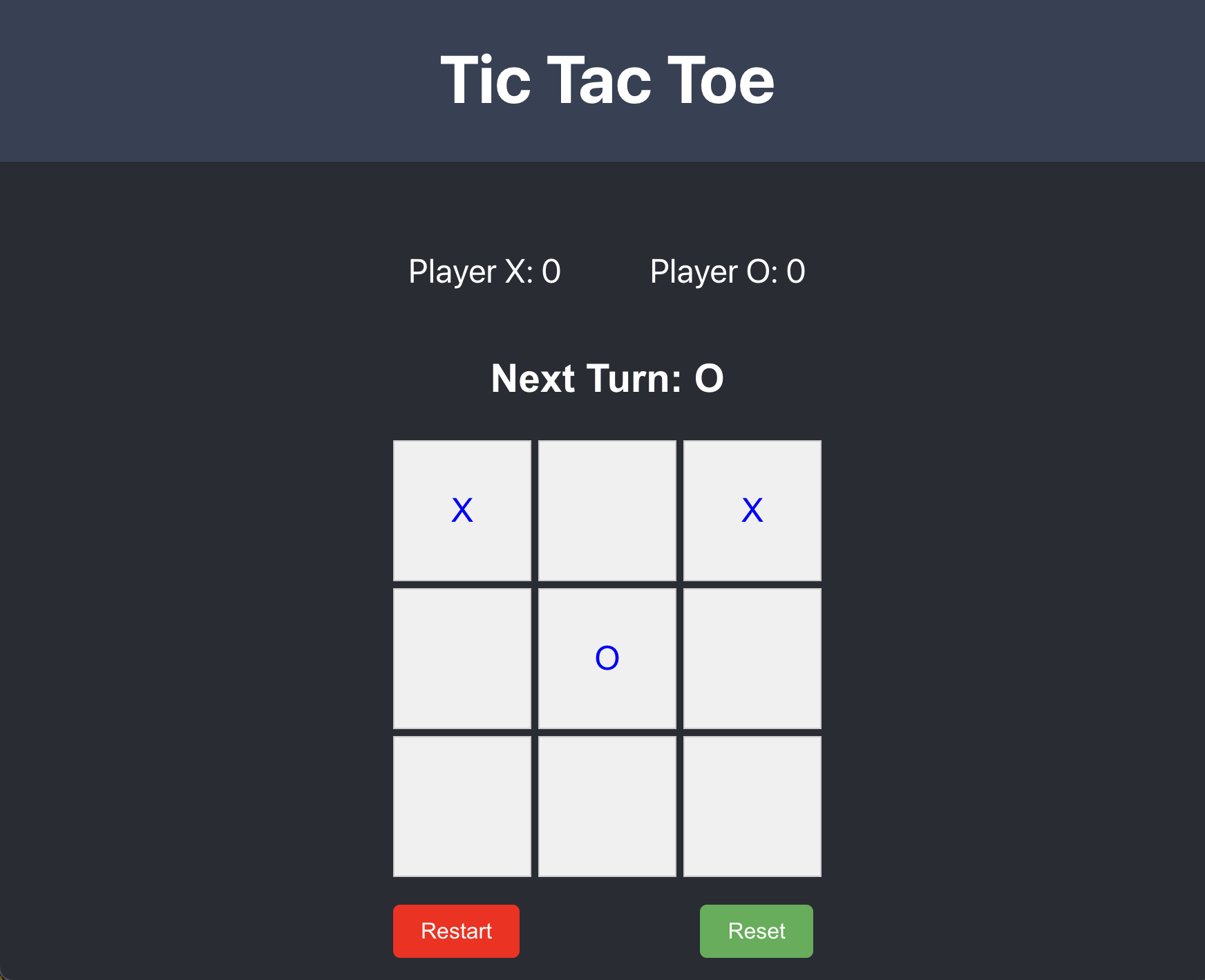 Tic Tac Toe preview